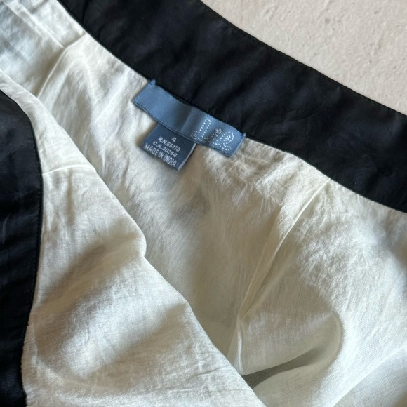 Anthropologie Zebra Modern Print Midi Silk Skirt Size 4 - Picture 5 of 9